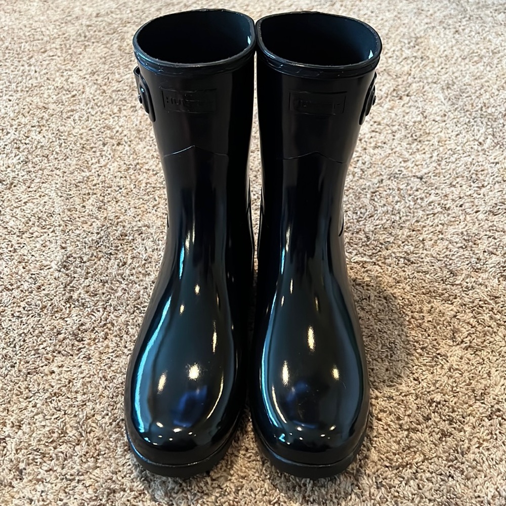 HUNTER rain boots (Black)